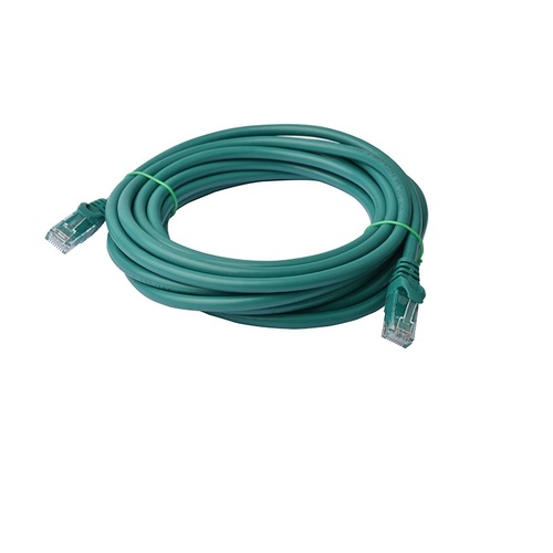 8Ware CAT6A Cable 5m RJ45 Ethernet Network LAN UTP Patch Cord Snagless - Green