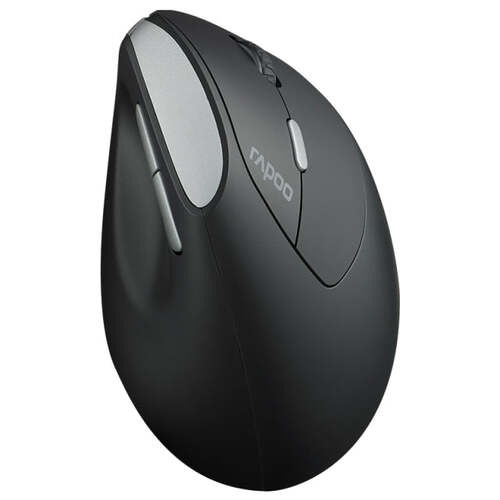 Rapoo MV20 Ergonomic Vertical Wireless Mouse 6 Buttons - Black