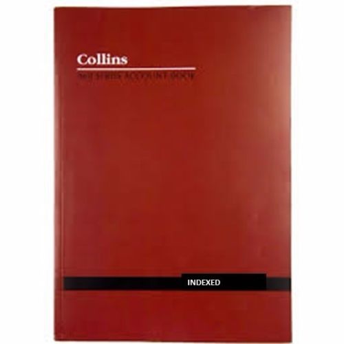 Collins A60 Account Book Indexed Through  120 Page - 10334