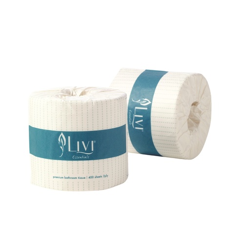Livi Essentials Toilet Tissue - 2ply 400 Sheets Per Roll 48 Rolls - 1001 
