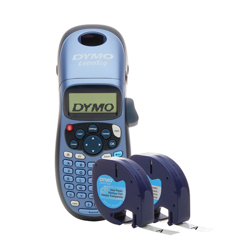 Dymo LetraTag 100H Label Maker With Bonus 2x Refill Tapes - 2142833