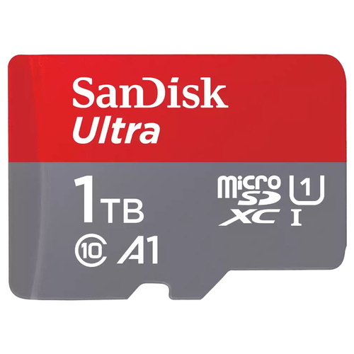 SanDisk Ultra 1TB Micro SD Card SDXC Transfer Speeds of Up to 150MB/s Memory Card - USSD-SQUAC-1T00