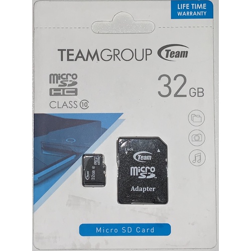 Team Group 32GB SDHC Card Memory Card and Adapter