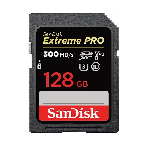 SanDisk 256GB Extreme PRO Memory Card 300MB/s SDXC UHS-II Memory Card - FMS-SDEXP-128G3