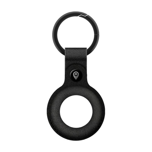 Moki Leather Keyring for MokiTag - Black