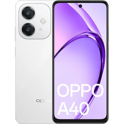 Oppo A40 4G Dual Sim 128GB 6.67" Screen Starlight White - UN673