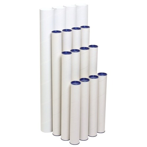 Mailing Tubes Marbig 420 x 60mm - 4 Pack