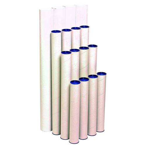 Mailing Tubes Marbig 600 x 60mm - 4 Pack