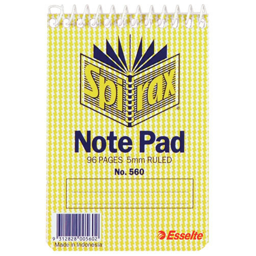 40 X Spirax 560 A10 Spiral Notebook, Note Pad Top Opening 96 Pages