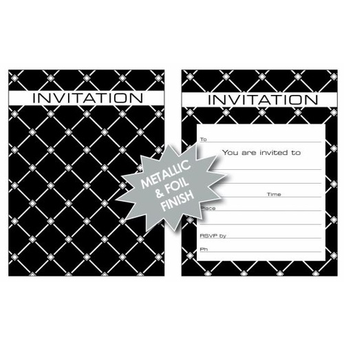 Ozcorp Invitation Pad 25 Sheets 145x195mm - Argyle Design
