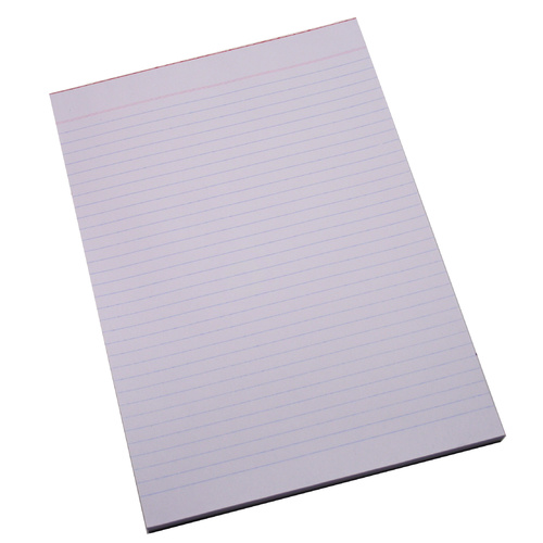Olympic A4 Office Pads Bank Ruled White - 10 Pack