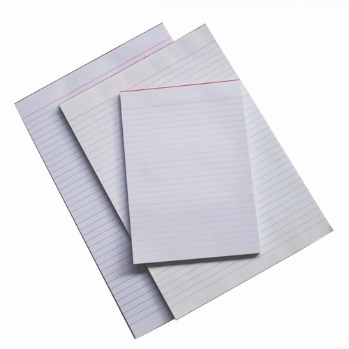 Olympic F/C Ruled Office Pads Bank Ruled White - 10 Pack