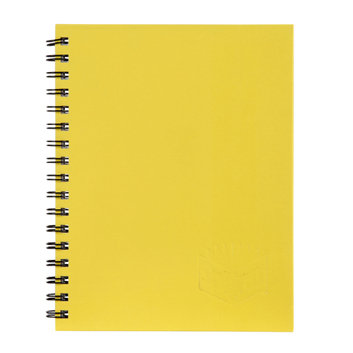 Spirax 511 A5 Hardcover Side Opening Notebook - Yellow