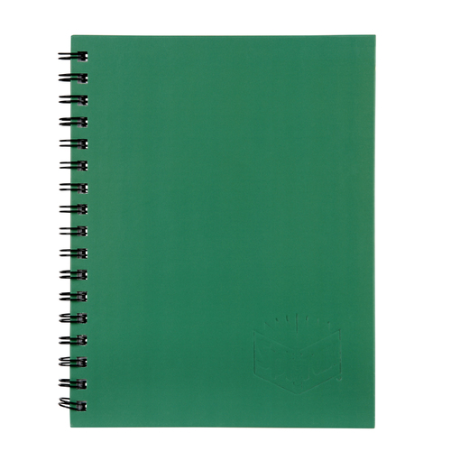 Spirax 511 Notebook Spiral Bound Hard Cover 200 Page - Green