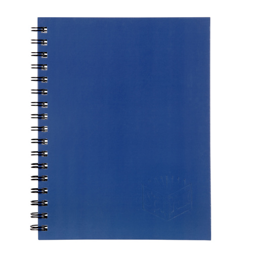 Spirax 511 A5 Hardcover Side Opening Notebook - Blue