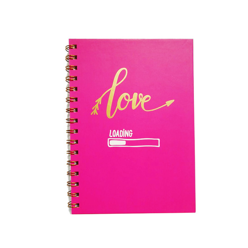 Profile A5 Spiral Hardcover Notebook 160 Pages - Love Downloading