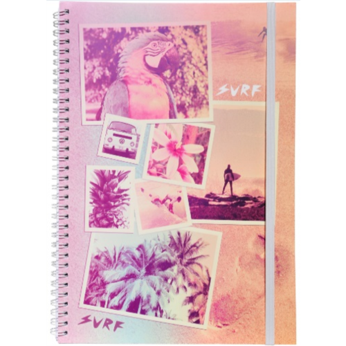 Urban By Modena Spiral A4 Notebook 160 Page - Tropical Surf
