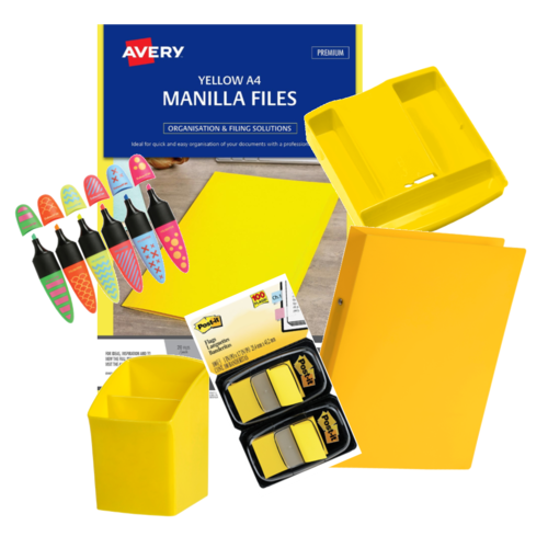 Office Needs Kit - Yellow
