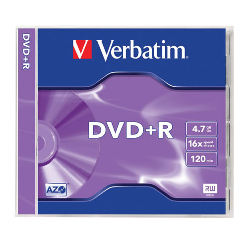 Verbatim DVD+R 120 Min 2 x 4.7 GB Blue Metal