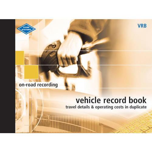 Zions Vehicle Record Book Duplicate 36 Page 165 x 220mm VRB