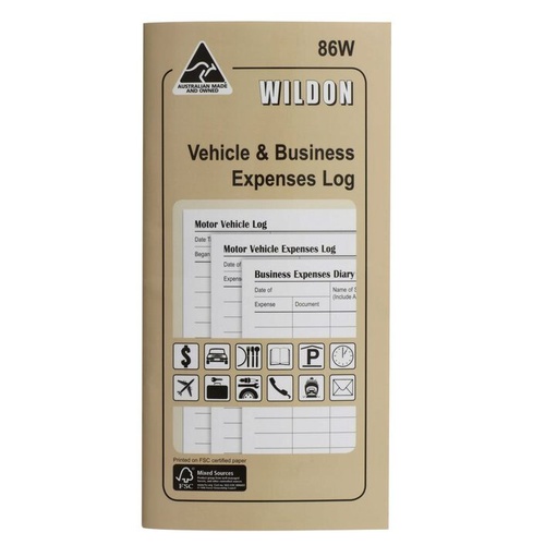 Wildon 86W Vehicle and Business Expenses Log