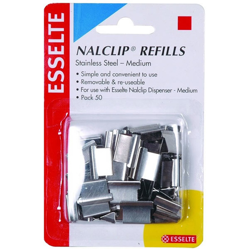 Esselte Nalclip Refill Medium 50 Pack