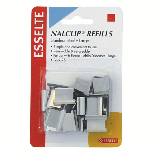 Esselte Nalclip Refill Large - 25 Pack