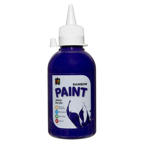 EC Paint Rainbow Water Based Acrylic Non Toxic 250ml - Purple
