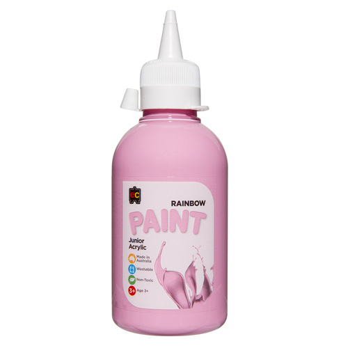 EC Paint Rainbow Water Based Acrylic Non Toxic 250ml - Pink