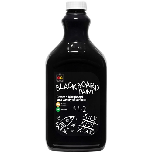 EC Blackboard Paint Non Toxic 2 Litre - Black