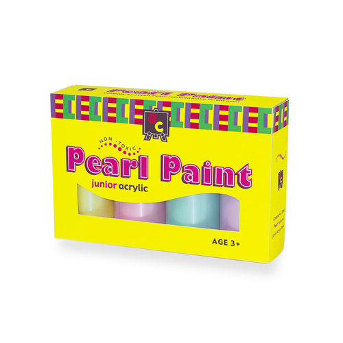 EC Educational Colours Paint Set Pearl 4 x 100ml