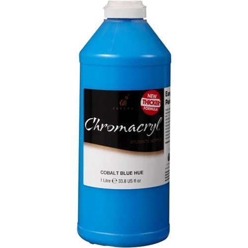 Chromacryl Student Acrylic Paint 1 Litre - Cobalt Blue