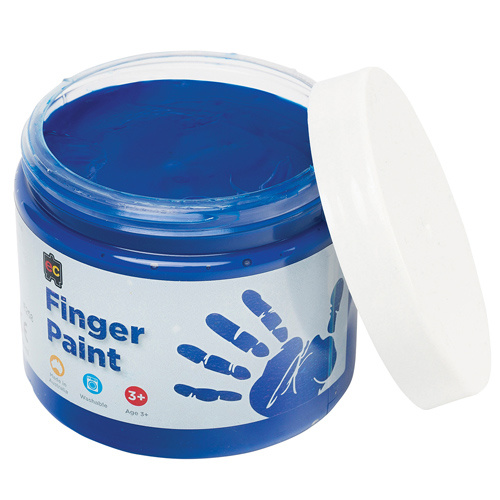 EC Paint Finger Paint Washable Non Toxic Non Staining 500ml - Blue