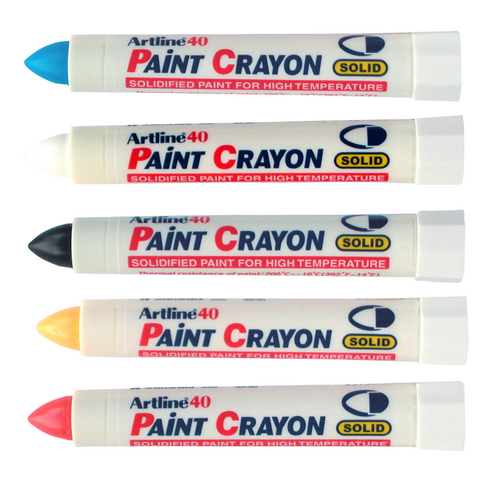 Artline 40 Permanent Paint Crayon - 12 Pack