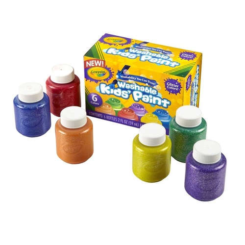 Crayola Washable Kids Metallic Paint Assorted Colours
