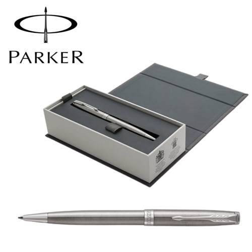 Parker Sonnet Stainless Steel Ballpoint Pen Chrome Trim - 1931512