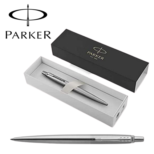 Parker Jotter Stainless Steel Chrome Colour Trim Ballpoint Pen - 1953170