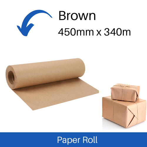 Kraft Paper Marbig 450mm x 340m 65gsm For Wrapping and Shipping Goods