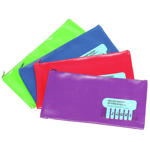 Marbig Name Pencil Case 325x165 Large - Assorted Colours