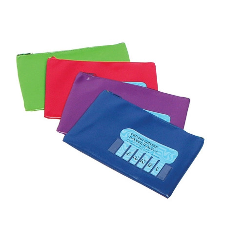 Marbig Name Pencil Case 225x144mm Small - Assorted Colours