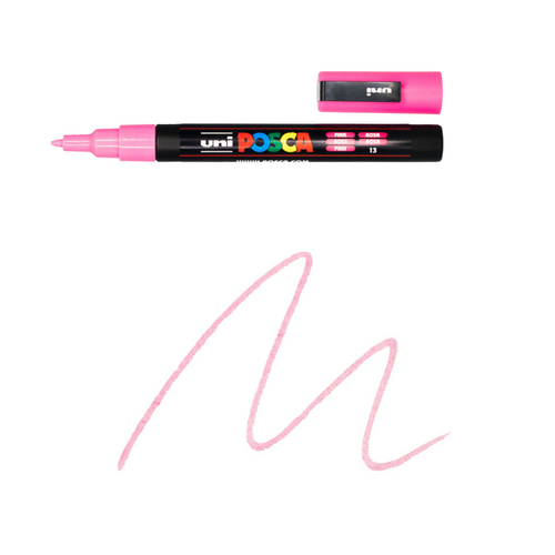 UNI Paint Marker Posca Pen Bullet Tip PC3M - Pink