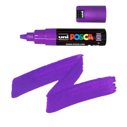 UNI Paint Marker Posca Pen Chisel Tip PC8K - Violet
