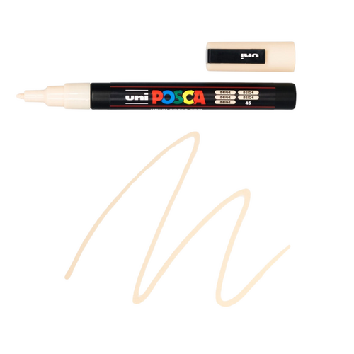 UNI Paint Marker Posca Pen Bullet Tip PC3M - Beige 