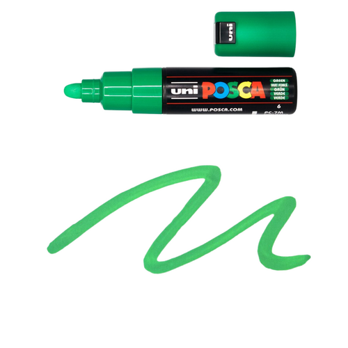 UNI Paint Marker Posca Pen Bullet Tip PC7M - Green