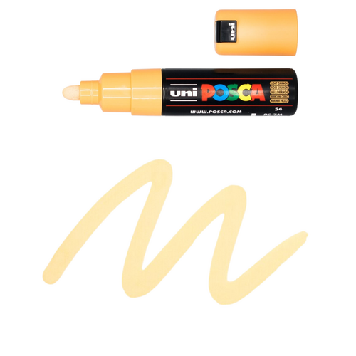 UNI Paint Marker Posca Pen Bullet Tip PC7M - Light Orange