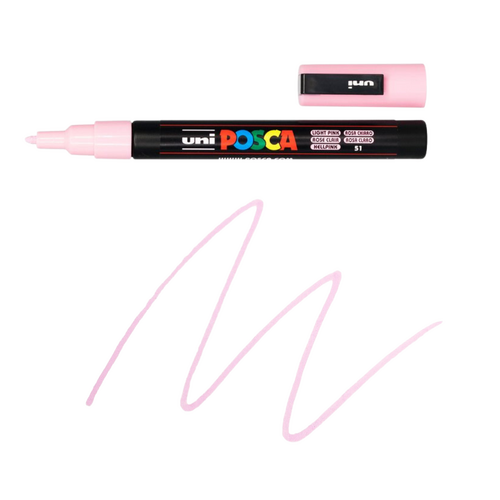 UNI Paint Marker Posca Pen Bullet Tip PC3M - Light Pink