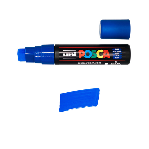 UNI Paint Marker Posca Pen Needle Point Tip PC17K - Blue