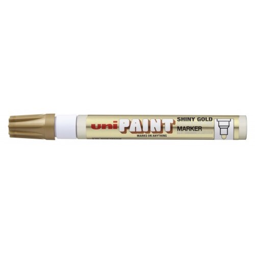 Uni Paint SHINY GOLD Marker PX20 Bullet Tip Medium 2.8mm - 12 Pack