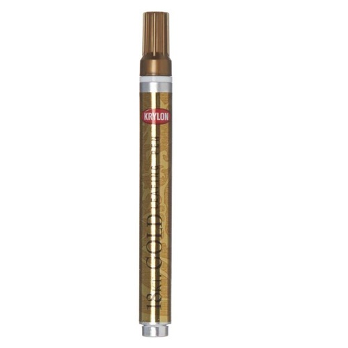 Krylon Gold Leading Pen Metallic Gold 18kt Chisel Tip - 490000