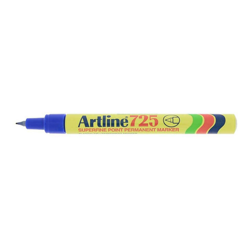 Artline 725 Permanent Marker Fine Point Blue - 12 Pack 